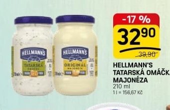 HELLMANN'S TATARSKÁ OMÁČKA I MAJONÉZA