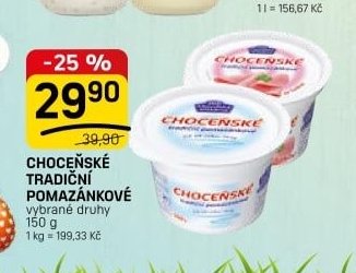 CHOCEŇSKÉ TRADIČNÍ POMAZÁNKOVÉ