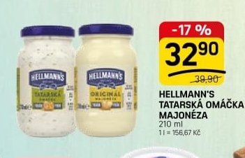 HELLMANN'S TATARSKÁ OMÁČKA I MAJONÉZA