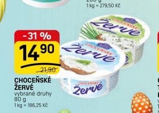CHOCEŇSKÉ ŽERVÉ