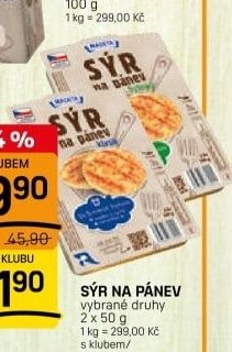 SÝR NA PÁNEV