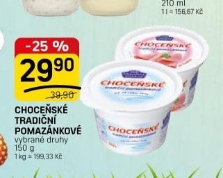 CHOCEŇSKÉ TRADIČNÍ POMAZÁNKOVÉ