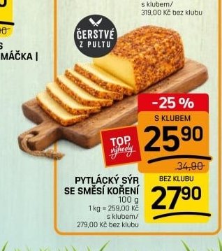 PYTLÁCKÝ SÝR SE SMĚSÍ KOŘENÍ
