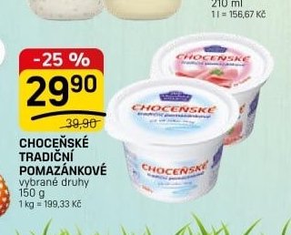 CHOCEŇSKÉ TRADIČNÍ POMAZÁNKOVÉ