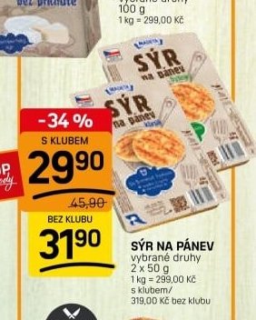 SÝR NA PÁNEV