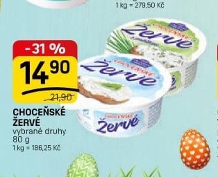 CHOCEŇSKÉ ŽERVÉ