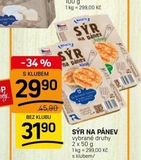 SÝR NA PÁNEV