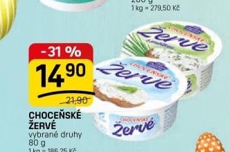 CHOCEŇSKÉ ŽERVÉ