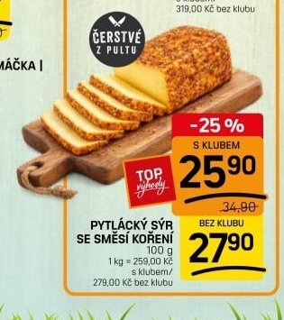 PYTLÁCKÝ SÝR SE SMĚSÍ KOŘENÍ