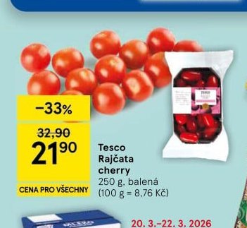 Tesco Rajčata cherry
