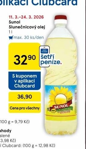 Sunol Slunečnicový olej