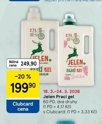 Jelen Prací gel