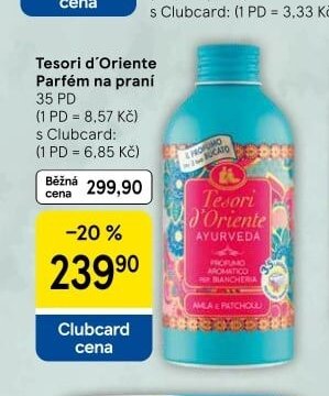 Tesori d'Oriente Parfém na praní