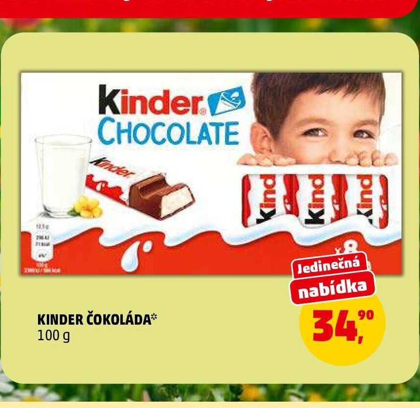 Kinder čokoláda 100 g