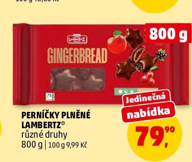Perníčky plněné Lambertz 800 g