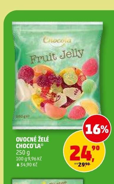 Ovocné želé Choco'la 250 g
