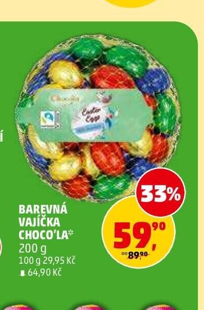 Barevná vajíčka Choco'la 200 g