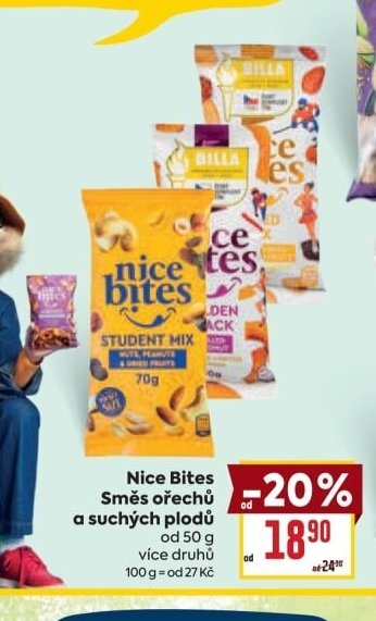 Nice Bites Směs ořechů a suchých plodů 50 g