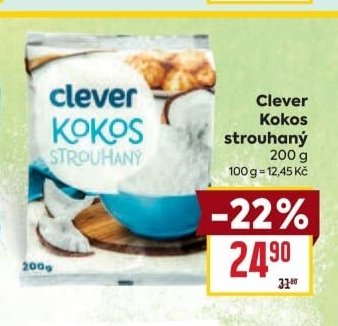 Clever Kokos strouhaný 200 g