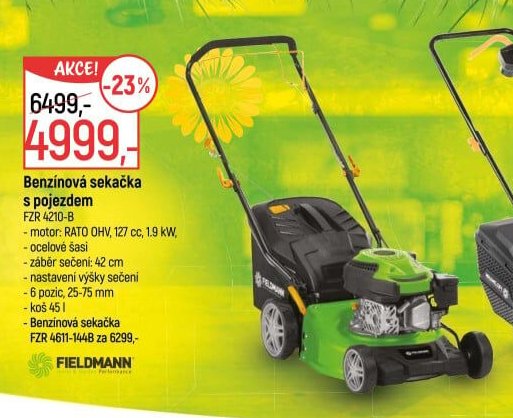 Benzínová sekačka s pojezdem FZR 4210-B