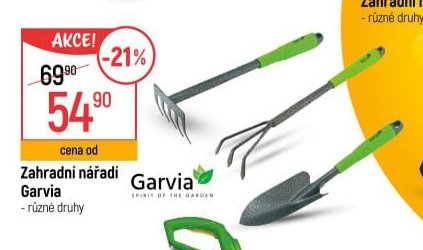 Zahradní nářadí Garvia