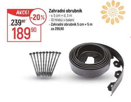 Zahradní obrubník