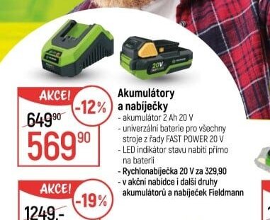 Akumulátory a nabíječky