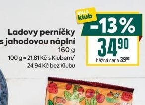 Ladovy perníčky s jahodovou náplní