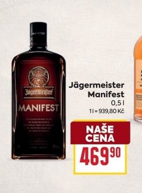 Jägermeister Manifest 0,5l - BILLA akcniletaky.com