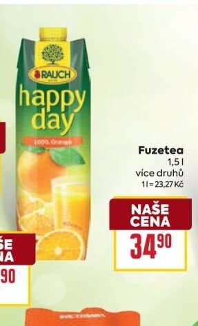 Happy Day 100% pomeranč 1l - BILLA akcniletaky.com