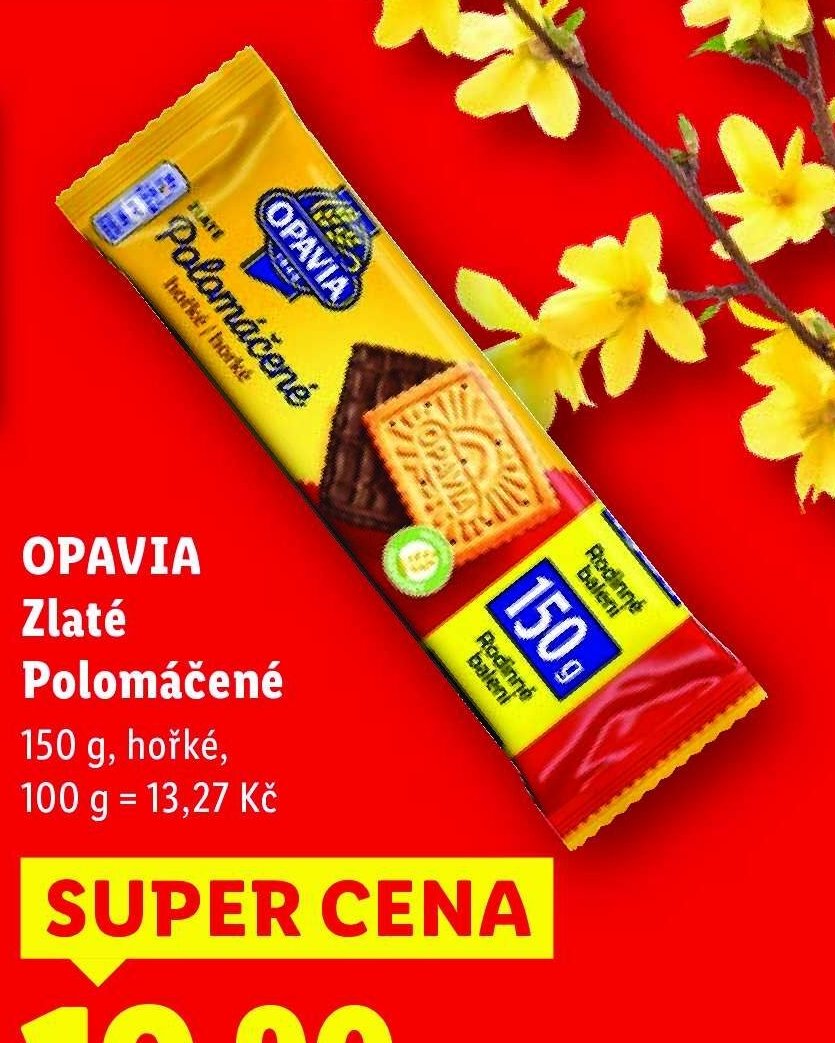 Opavia Zlaté Polomáčené - Lidl akcniletaky.com