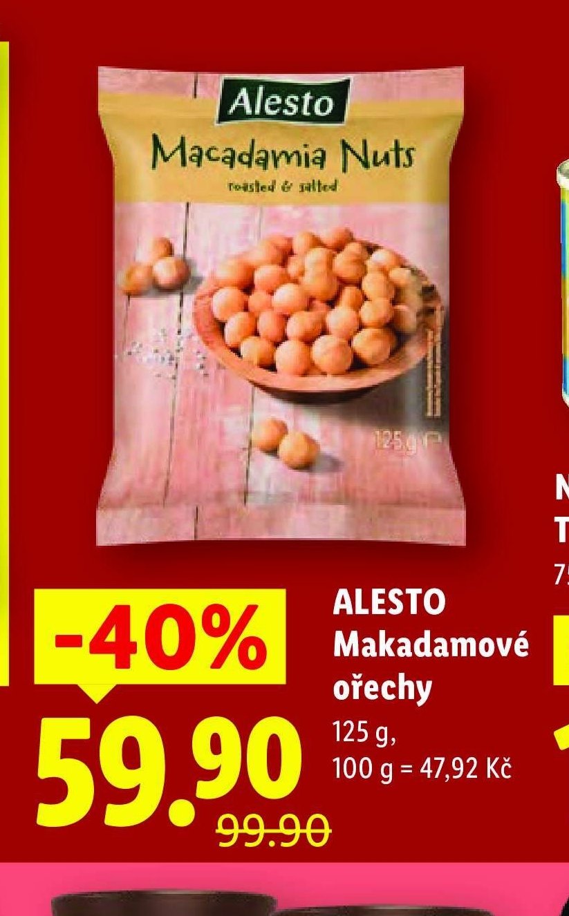 ALESTO Makadamové ořechy - Lidl akcniletaky.com
