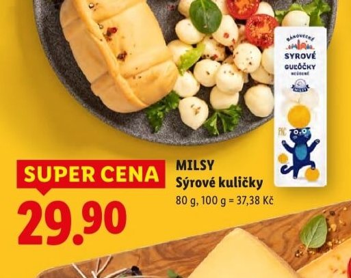 Milsy Sýrové kuličky