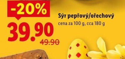 Sýr pepřový/ořechový
