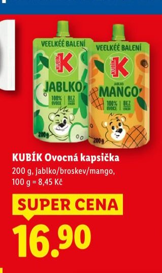 Kubík Ovocná kapsička