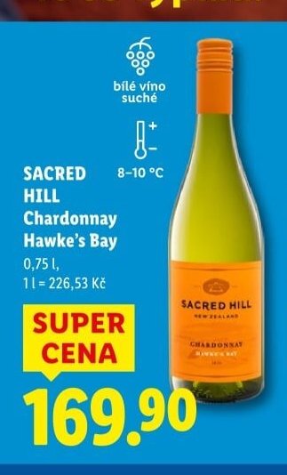 SACRED HILL Chardonnay Hawke’s Bay