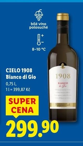 CIELO 1908 Bianco di Gio
