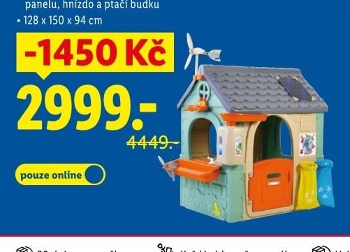 FEBER Dětský zahradní domeček ECO