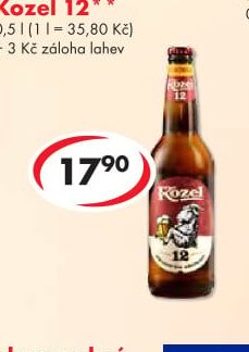Velkopopovický Kozel 12** - CBA akcniletaky.com