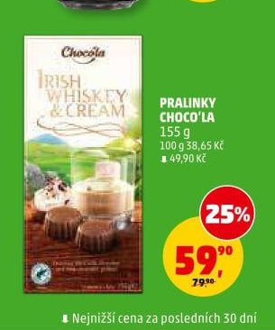 PRALINKY CHOCO'LA 155 g