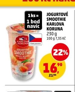 JOGURTOVÉ SMOOTHIE KARLOVA KORUNA