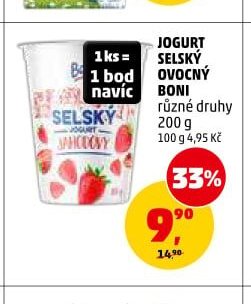 JOGURT SELSKÝ OVOCNÝ BONI