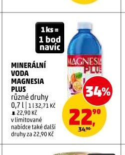 MINERÁLNÍ VODA MAGNESIA PLUS