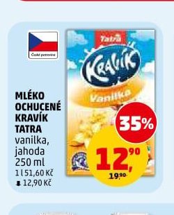 Mléko ochucené Kravík Tatra