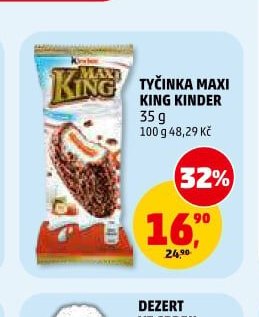 Tyčinka Maxi King Kinder