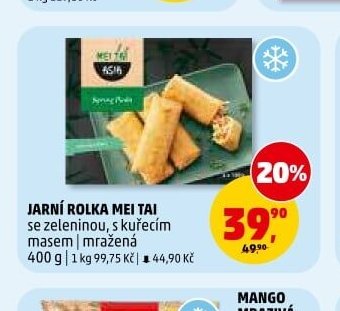 JARNÍ ROLKA MEI TAI se zeleninou, s kuřecím masem | mražená 400 g