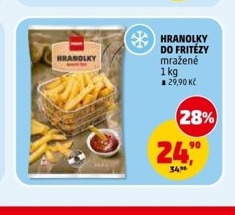 HRANOLKY DO FRITÉZY mražené 1 kg