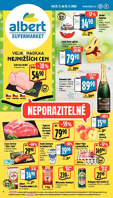 akční leták Albert 25.3.2026-31.3.2026