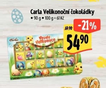 Carla Velikonoční čokoládky