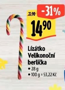 Lízátko Velikonoční berlička
